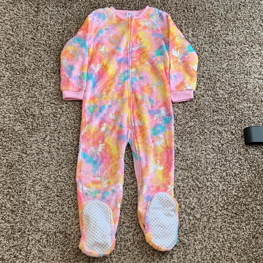 Children plaice Colorful Tie-Dye Kids One Piece 4T